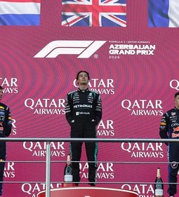 Fórmula 1: Russell supera Verstappen por 0.1s e vence GP do Azerbaijão