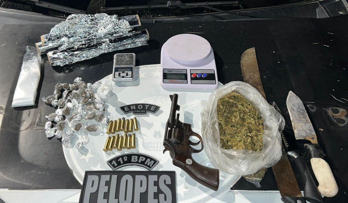 Polícia Militar apreende 78 quilos de drogas e 16 armas de fogo em uma semana