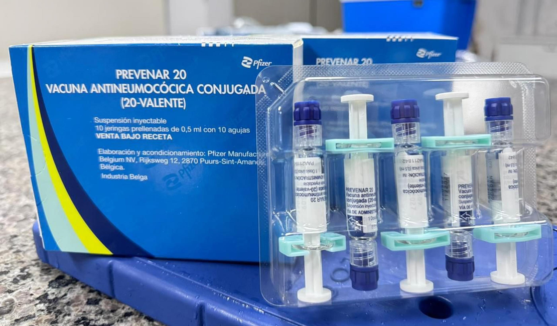 Vacina Pneumo 20 contra pneumonia e meningite já está disponível em Alagoas
