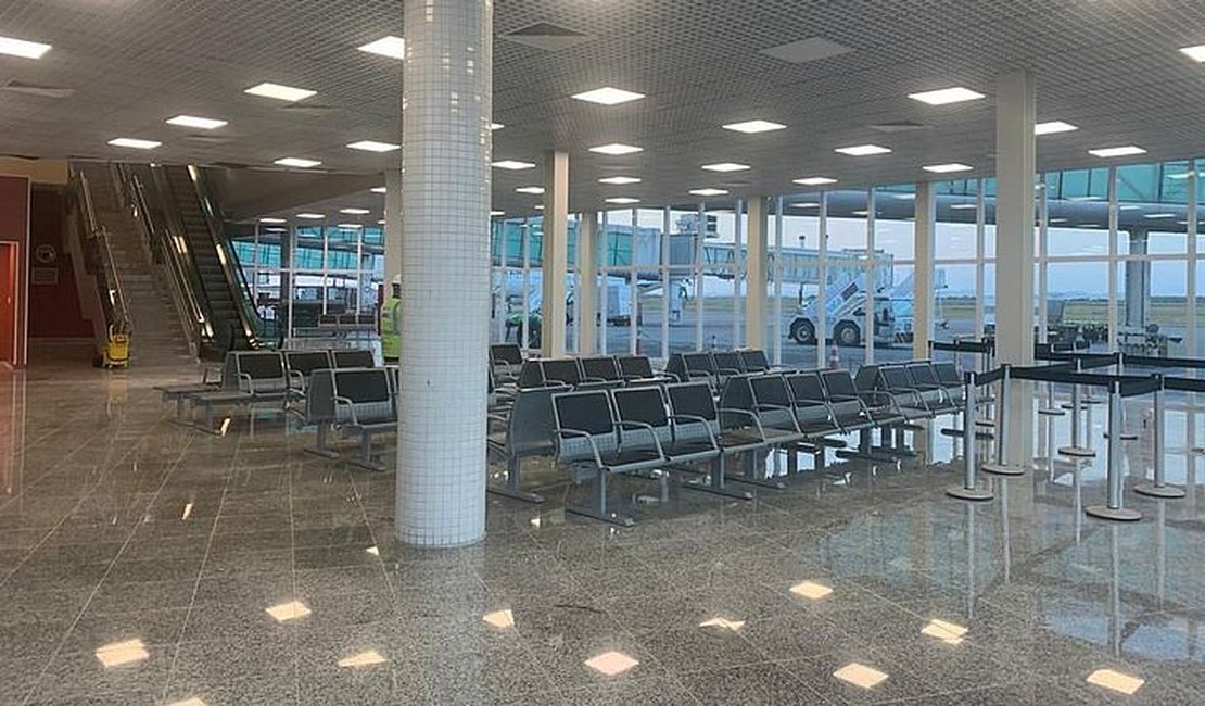 Aeroporto Zumbi dos Palmares ganha nova sala de embarque nesta quarta-feira (05)