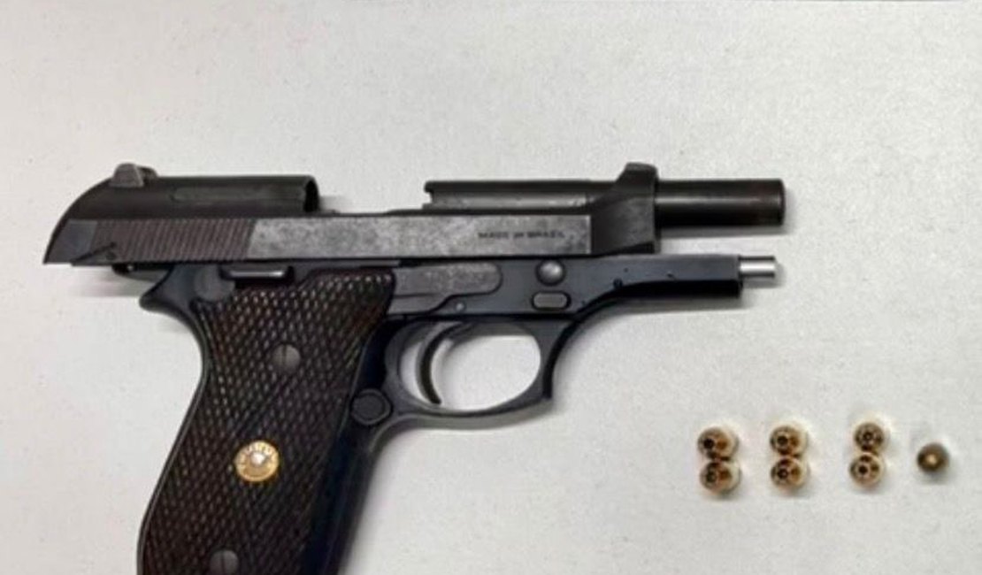 Polícia Militar apreende arma, balaclava e munições ligadas a homicídio de gesseiro em Arapiraca