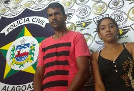PC apresenta casal suspeito de liderar crimes no Agreste alagoano