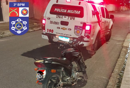 Homem é preso com moto roubada enquanto tentava fugir, em Arapiraca