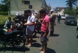 Operação entre SMTT e 3ºBPM apreende dez veículos no Centro de Arapiraca
