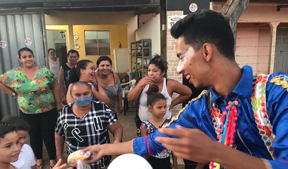 Quadrilha Tradição Junina alegra Dia das Crianças de comunidades de Arapiraca