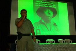 Pelotão Escolar do 3º BPM realiza palestra em escola de Arapiraca