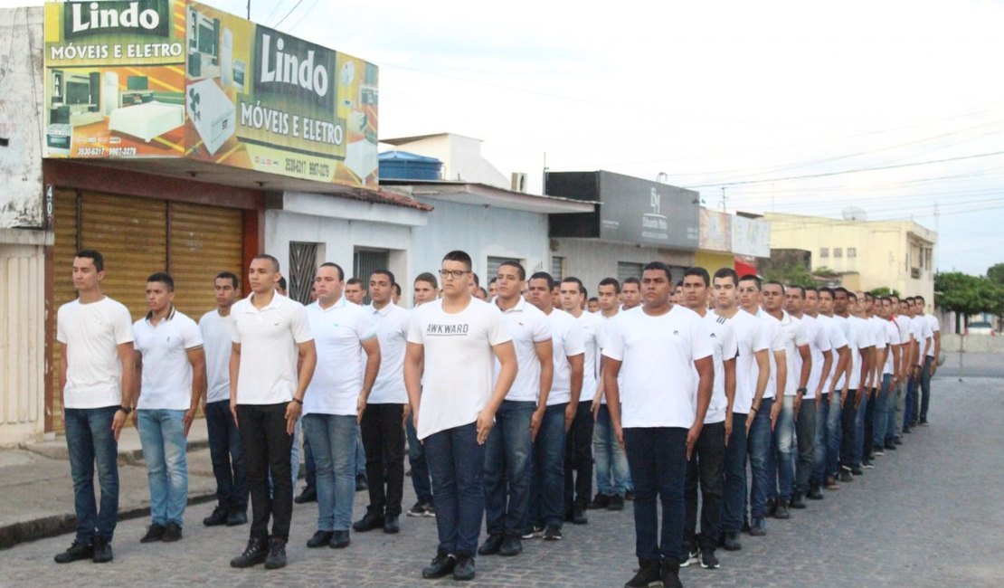 Tiro de Guerra 07/015 dá início às atividades do Serviço Militar de 2018, em Arapiraca