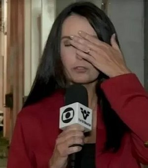 VÍDEO. Jornalista de afiliada da Globo desmaia durante reportagem ao vivo
