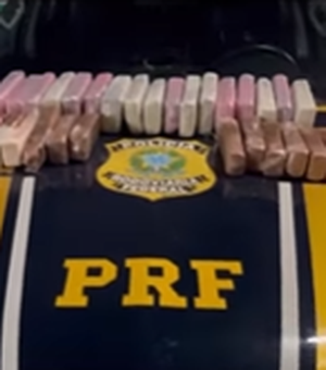 PRF encontra droga em carro dentro de “cegonha” que transportava veículos para as cidades de Arapiraca e Recife