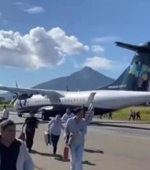 Avião faz pouso de emergência no aeroporto de Governador Valadares, em Minas Gerais