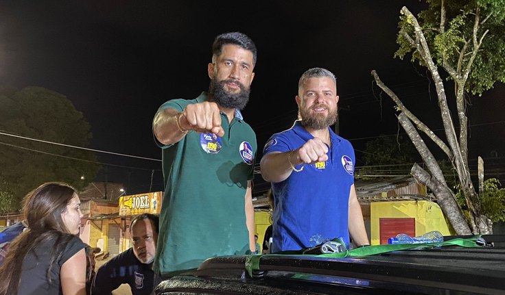 Caravana de ﻿Thiago Prado e Fábio Costa percorre bairros de Maceió e do interior alagoano