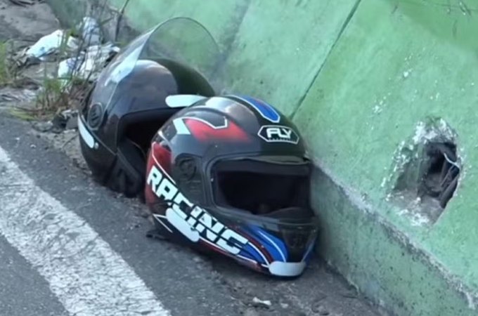 Motociclista morre e corpo fica pendurado em viaduto de Maceió após colisão