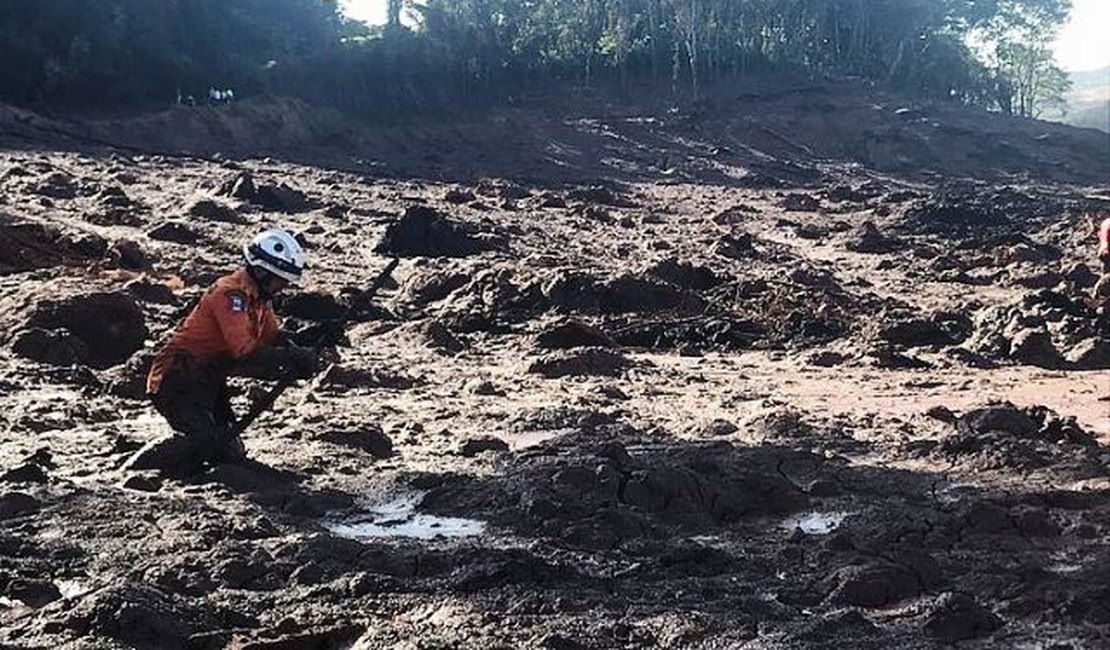 Bombeiros alagoanos fazem resgate em pousada destruída em Brumadinho