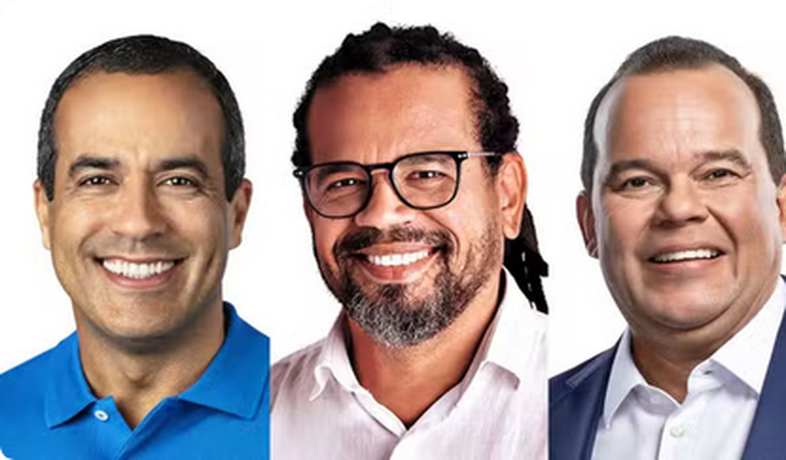 Quaest em Salvador, votos válidos: Bruno Reis tem 74%, Geraldo Júnior 15% e Kleber Rosa, 10%