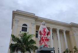 Imagem de Nossa Senhora de Fátima é alvo de vandalismo, no Jaraguá