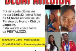 Jovem com deficiência intelectual desaparece e família busca por notícias, em Maceió