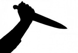 Homem ameaça cunhada com uma faca e diz que vai atear fogo na casa