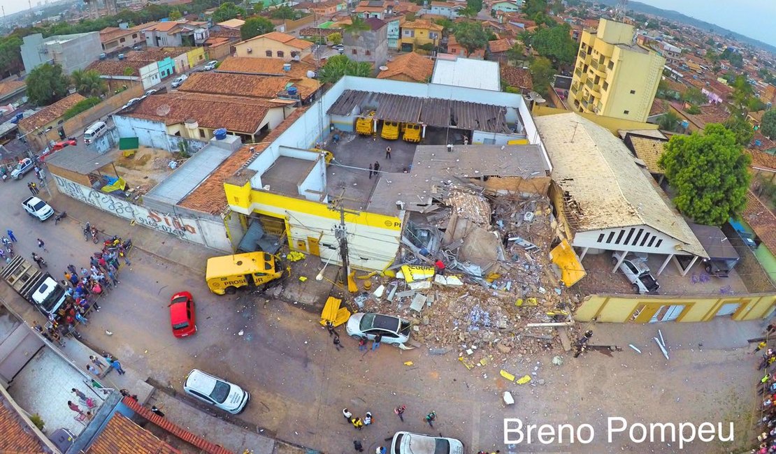 Criminosos praticam assalto 'cinematográfico' a empresa de valores em Marabá