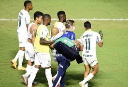 Felipe Melo tem fratura no tornozelo e desfalca o Palmeiras por até quatro meses