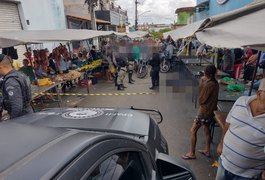 Homem é assassinado a tiros em feira livre de Arapiraca