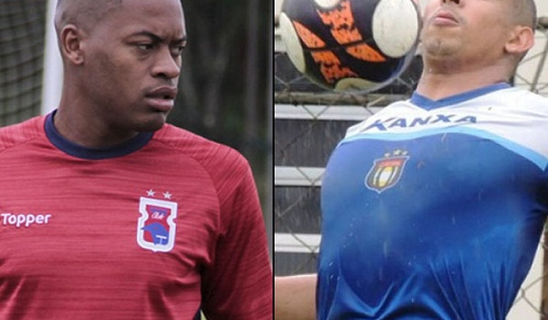 Atacante Rafael Costa e zagueiro Márcio são os novos reforços do CRB