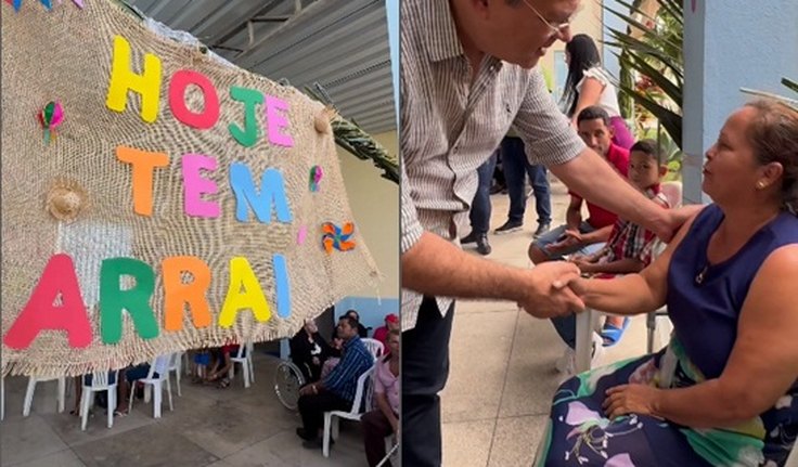 Prefeito Flávio do Chico da Granja participa de arraial do Centro de Reabilitação de Feira Grande