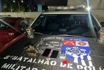 Força Tática do 8º BPM prende suspeito com drogas e revólver na Chã do Pilar