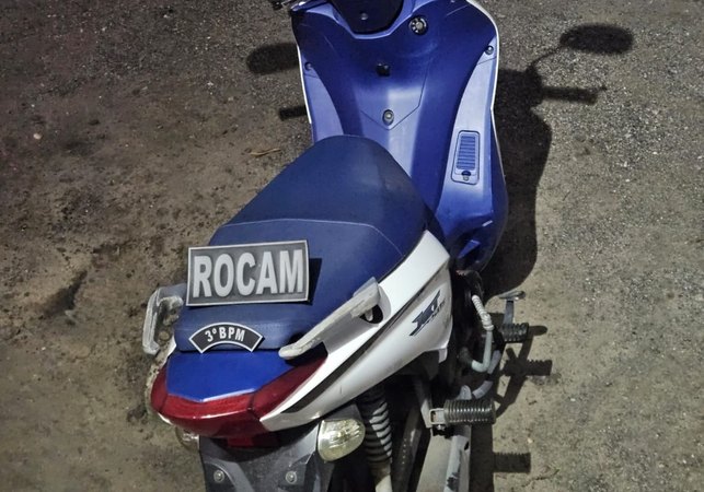 ROCAM do 3º BPM recupera ciclomotor com queixa de roubo em Arapiraca