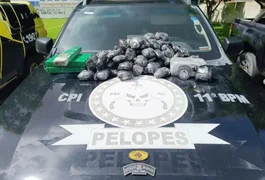 Polícia apreende 11kg de crack, maconha e cocaína em caixa de som no interior de Alagoas