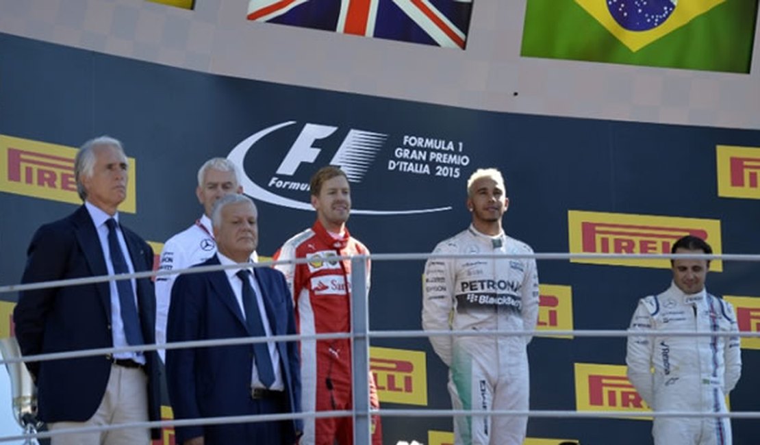 Lewis Hamilton vence na Itália; Felipe Massa fica em terceiro