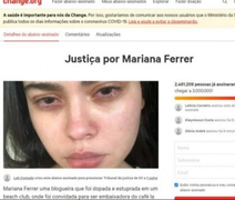 Justiça por Mari Ferrer: abaixo-assinado já tem 2,4 milhões de assinaturas
