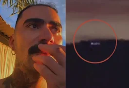 Influencer viraliza ao flagrar suposto OVNI em sítio no Paraná