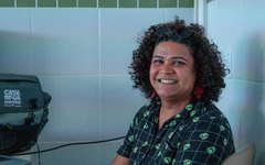 Kika Sena Ministra oficina no Cine Manguaba