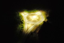 Iluminação da rotatória do Trevo da PAISA se torna realidade em Penedo