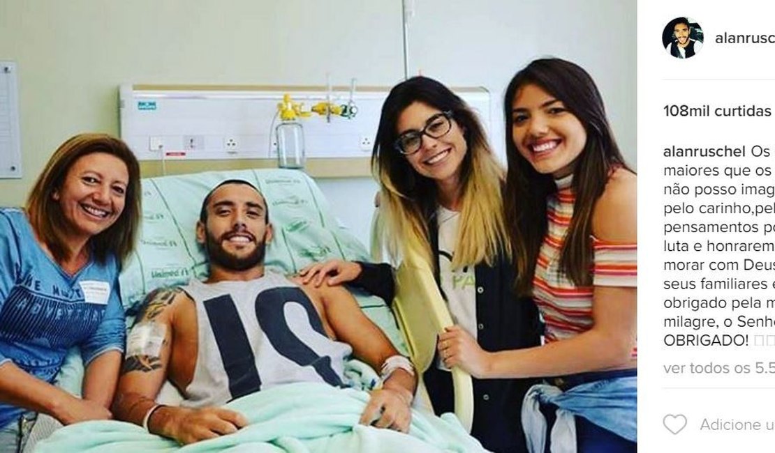 'Os planos de Deus são maiores que os meus', diz Alan Ruschel