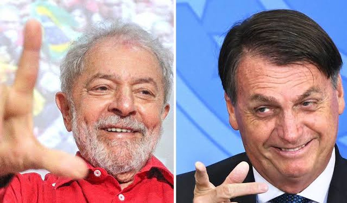 Bolsonaro atinge 51,2% da intenção de votos e ultrapassa Lula em nova pesquisa