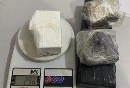 Agentes do CISP de Girau do Ponciano prendem 'usuário' com mais de 1kg de droga escondida em guarda-roupas