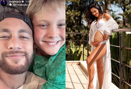 Foto de Neymar com filho divide opiniões e jogador recebe críticas por não mencionar Mavie: 'Seria o mínimo'