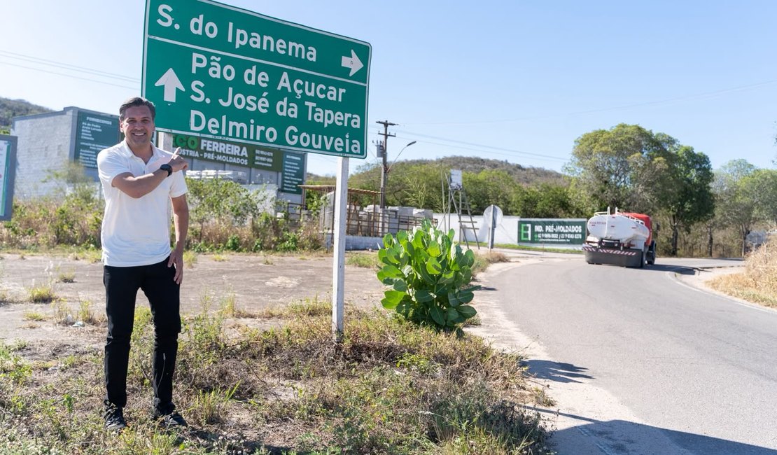 Isnaldo Bulhões reafirma compromisso com a duplicação de rodovia no Sertão e exalta legado de Renan Filho