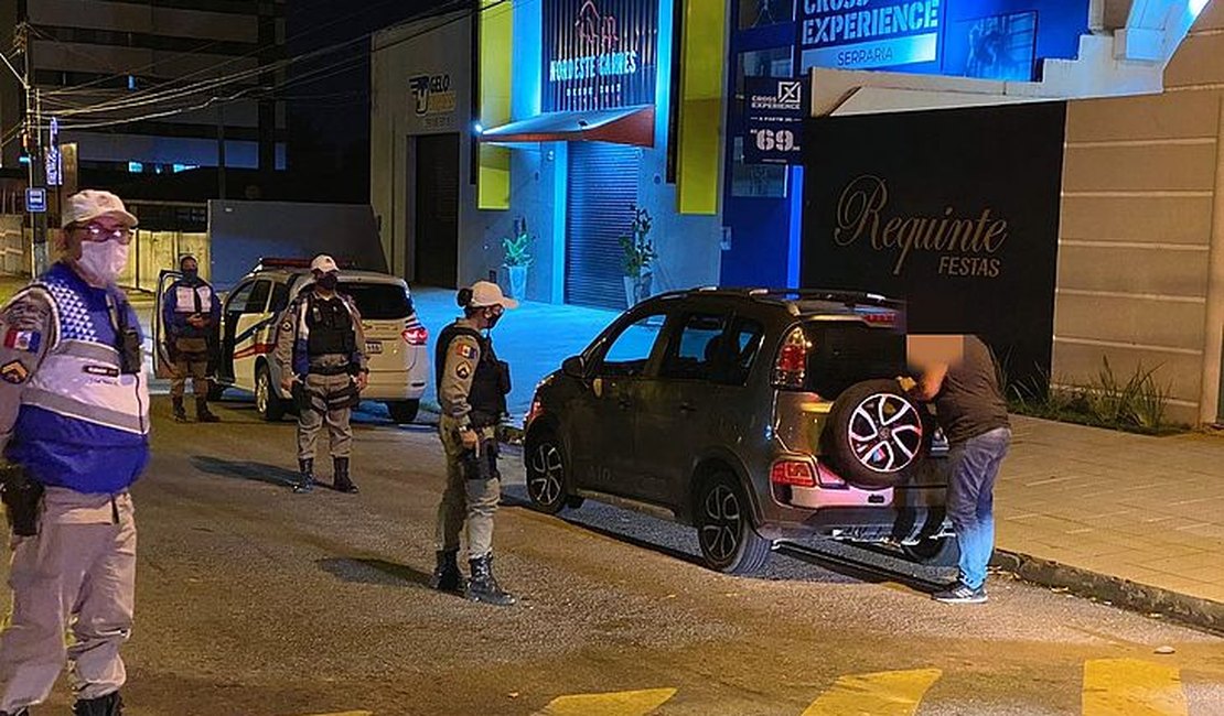 Operação Lei Seca termina com uma pessoa presa, em AL