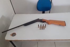 Homem atira em cadela ao encontrá-la perto de galinheiro e é preso em Girau do Ponciano