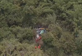 Três pessoas morrem em queda de aeronave em área de mata fechada
