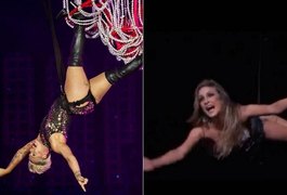 Claudia Leitte fala de memes após show acrobático de Pink