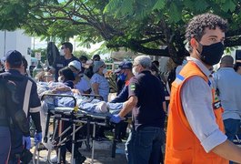 Incêndio atinge ALA Covid  de hospital em Aracaju e 60 pacientes são transferidos