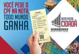 Nota Fiscal Cidadã sorteia R$ 600 mil nesta sexta-feira (12)