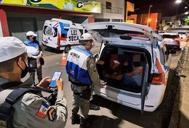 Operação Lei Seca em Palmeira dos Índios prende cinco pessoas por embriaguez ao volante