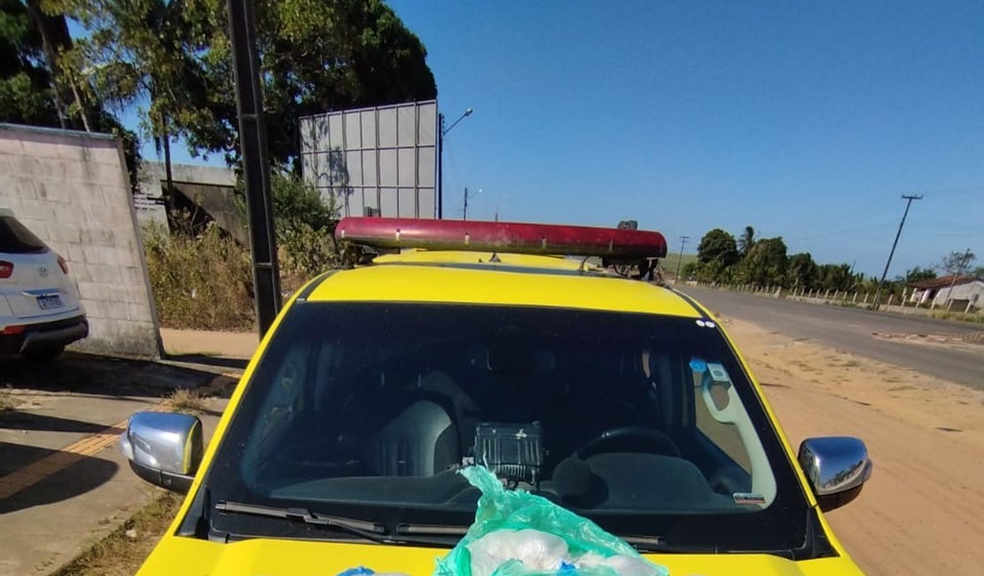 Vídeo. Ação da PM apreende aproximadamente R$ 170 mil reais em cocaína, no Agreste alagoano