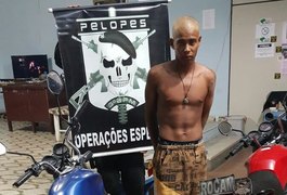 Menor suspeito em assalto é baleado em Arapiraca; comparsa é detido