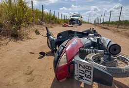 Motociclista é assassinado com tiros na cabeça, em estrada vicinal de Arapiraca