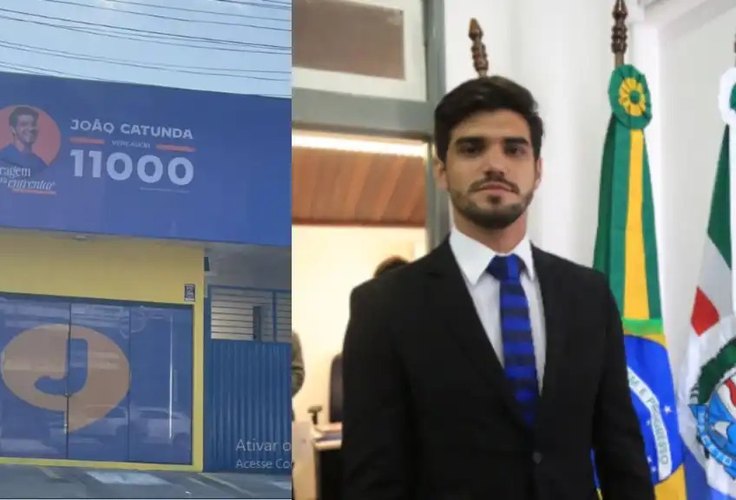 João Catunda ignora legislação eleitoral e revela número de campanha antes do prazo